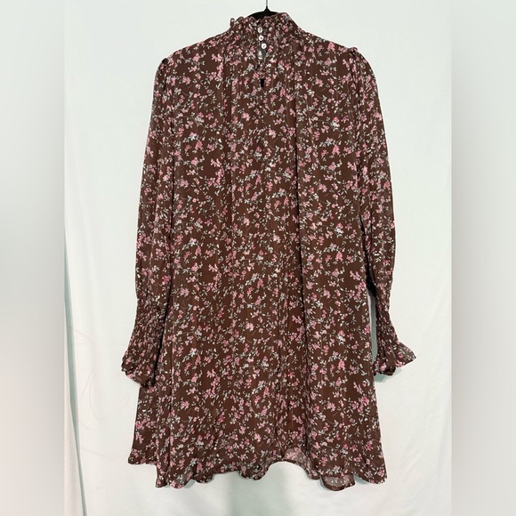 MELLODAY Brown Floral Dress - Picture 5 of 6